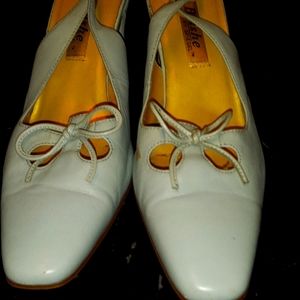 Light blue slingbacks